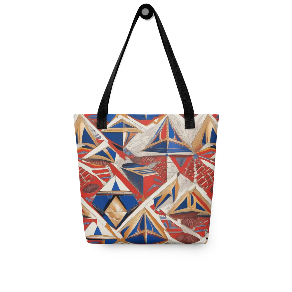 Regatta Geometry on Tote Bag — Front