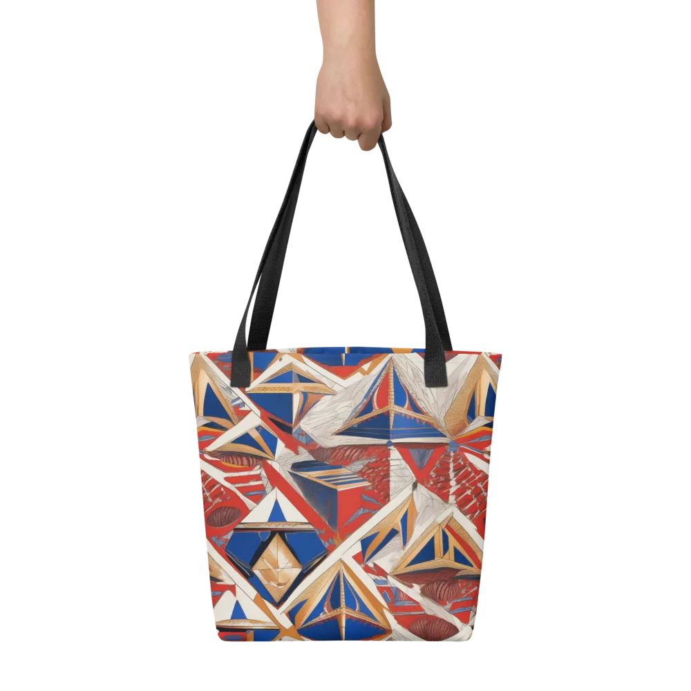 Regatta Geometry on Tote Bag — Front