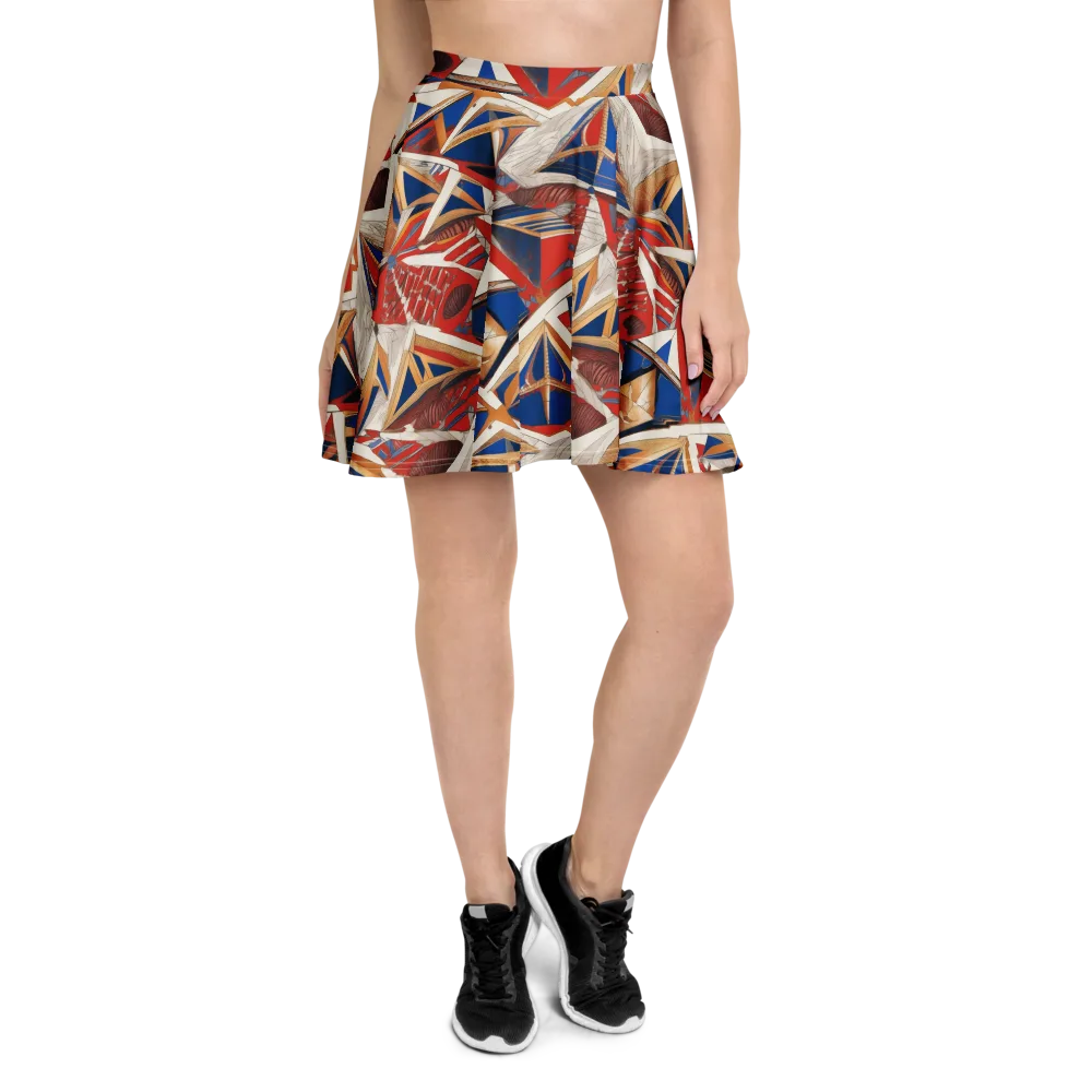 Regatta Geometry on Skater Skirt — Front