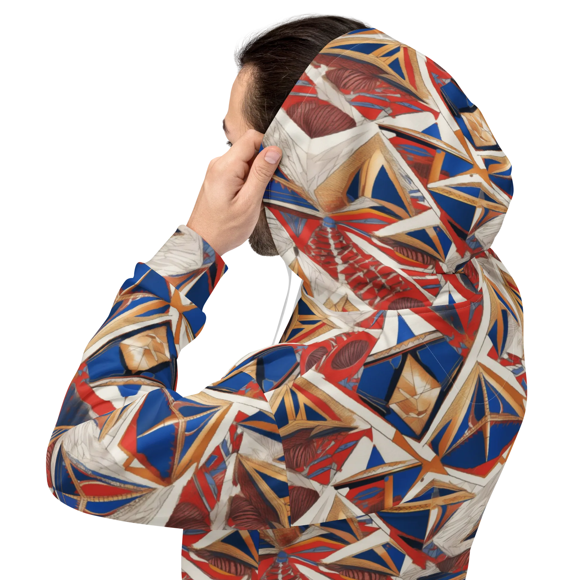 Regatta Geometry on Hoodie — Back