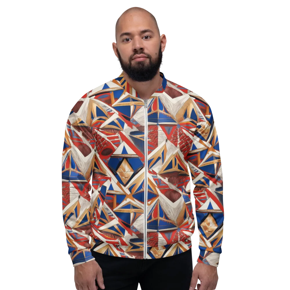 Regatta Geometry on Bomber Jacket — Front