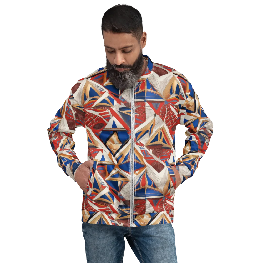 Regatta Geometry on Bomber Jacket — Front