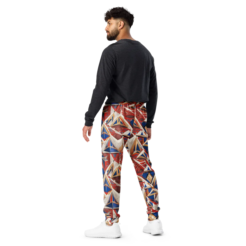 Regatta Geometry on Men's Joggers — Back