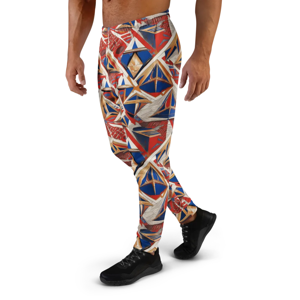 Regatta Geometry on Men's Joggers — Left