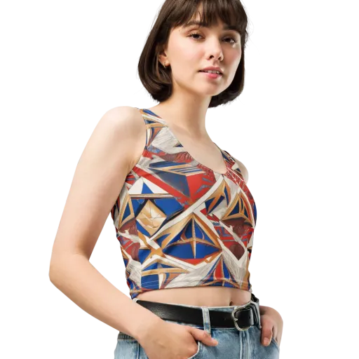 Regatta Geometry on a Crop Top