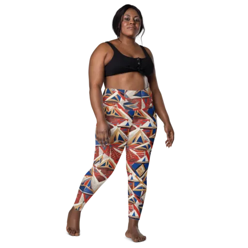 Regatta Geometry on a Leggings with Pockets