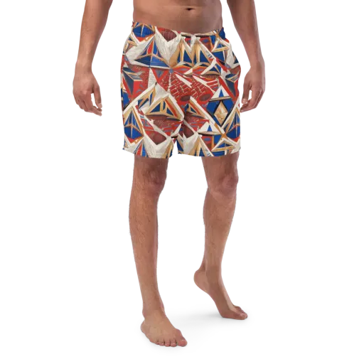Regatta Geometry on a Swim Trunks