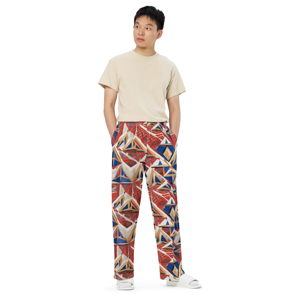 Regatta Geometry on Wide-Leg Pants — Front
