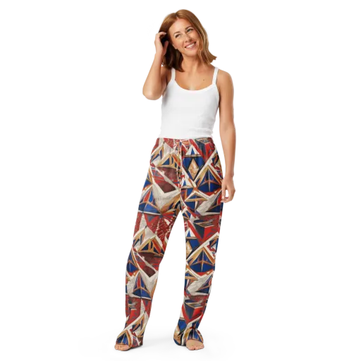 Regatta Geometry on a Women's Pajama Pants