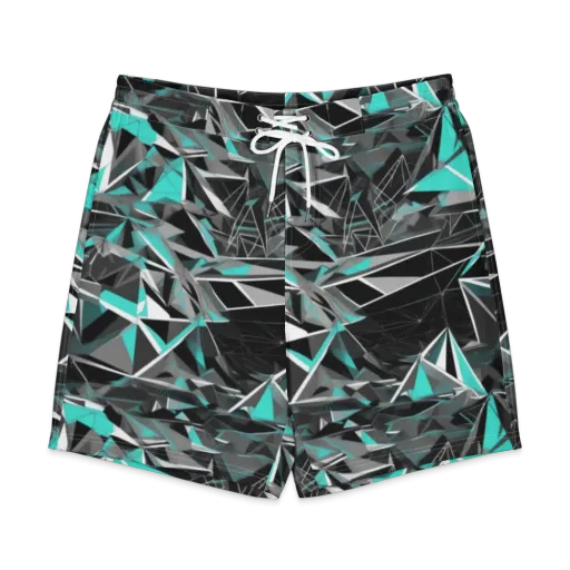 Carbon Crystal on a Men's Board Shorts