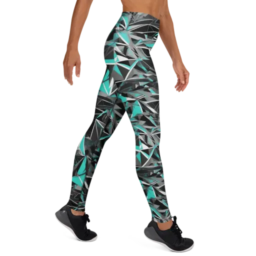 Carbon Crystal on a Yoga Leggings