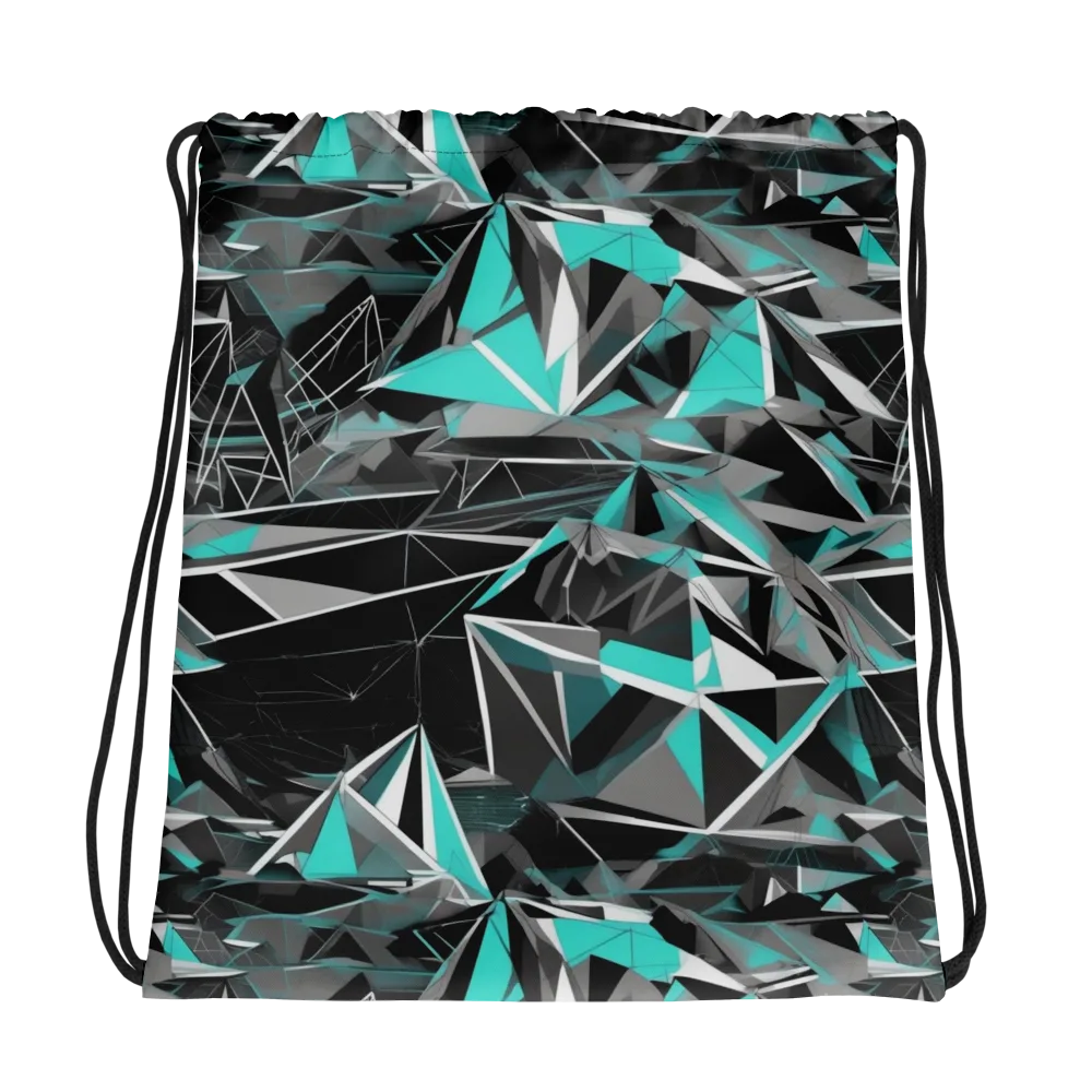 Carbon Crystal on Drawstring Bag — Photo