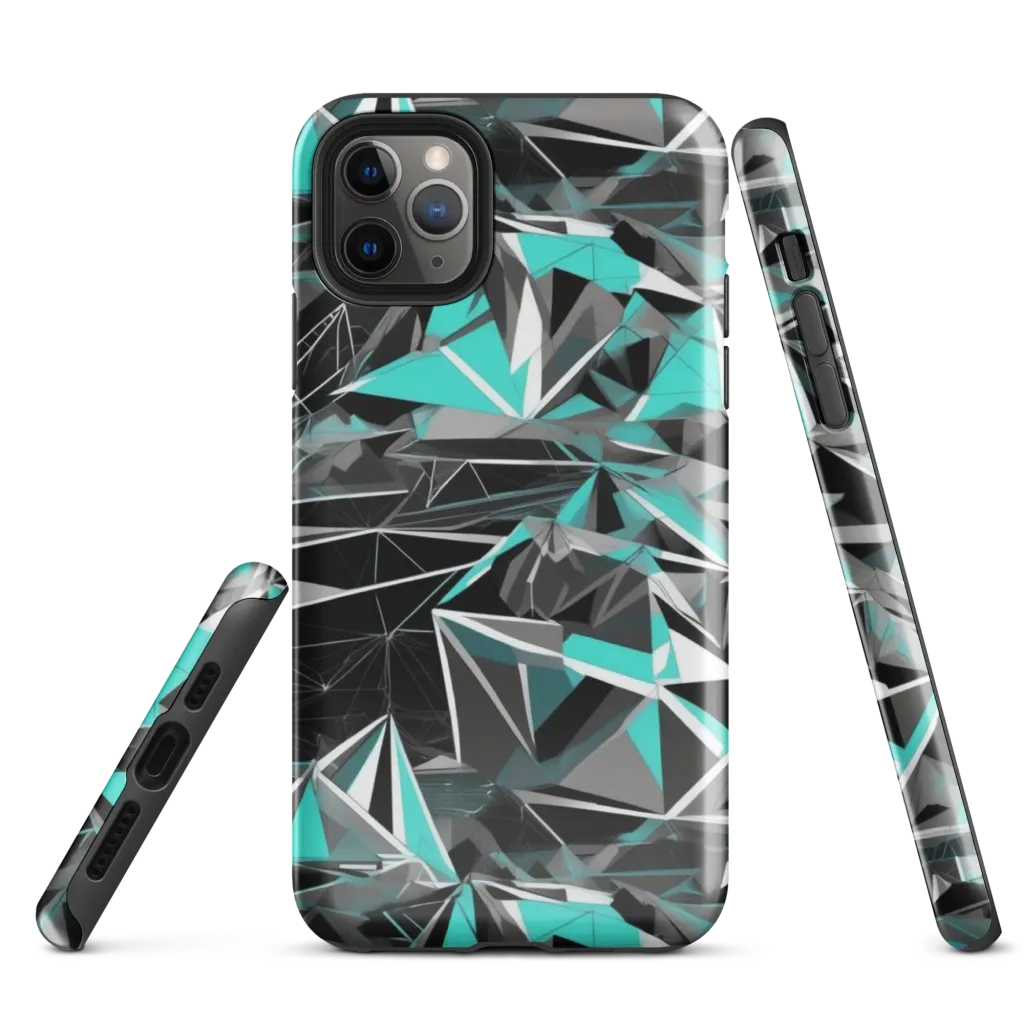 Carbon Crystal on Tough Case for iPhone® — Front