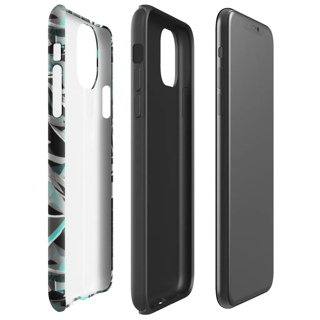 Carbon Crystal on Tough Case for iPhone® — Right