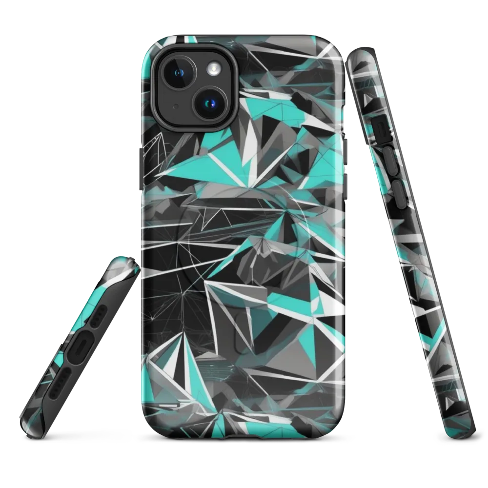 Carbon Crystal on MagSafe Tough Case for iPhone® — Front