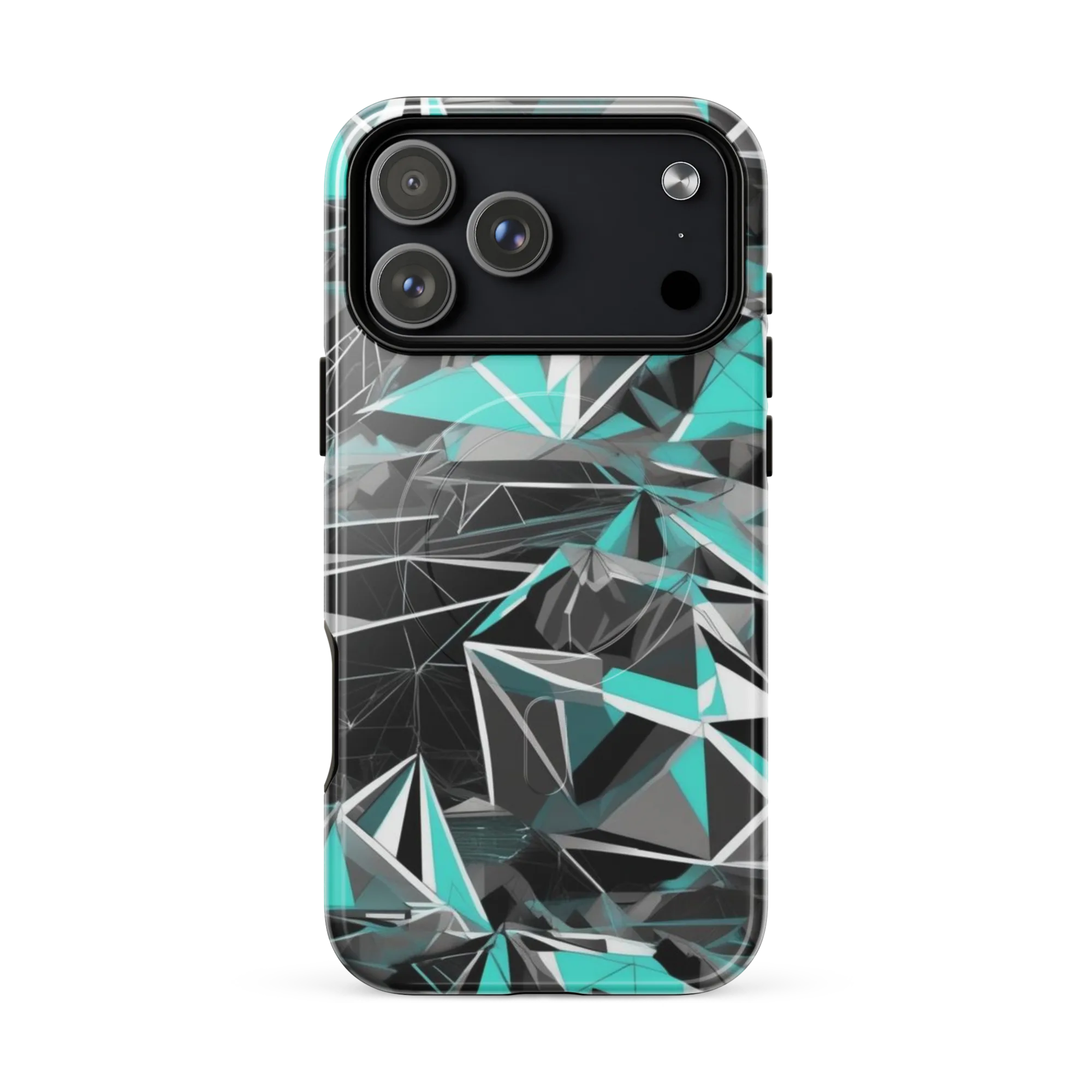 Carbon Crystal on MagSafe Tough Case for iPhone® — Front