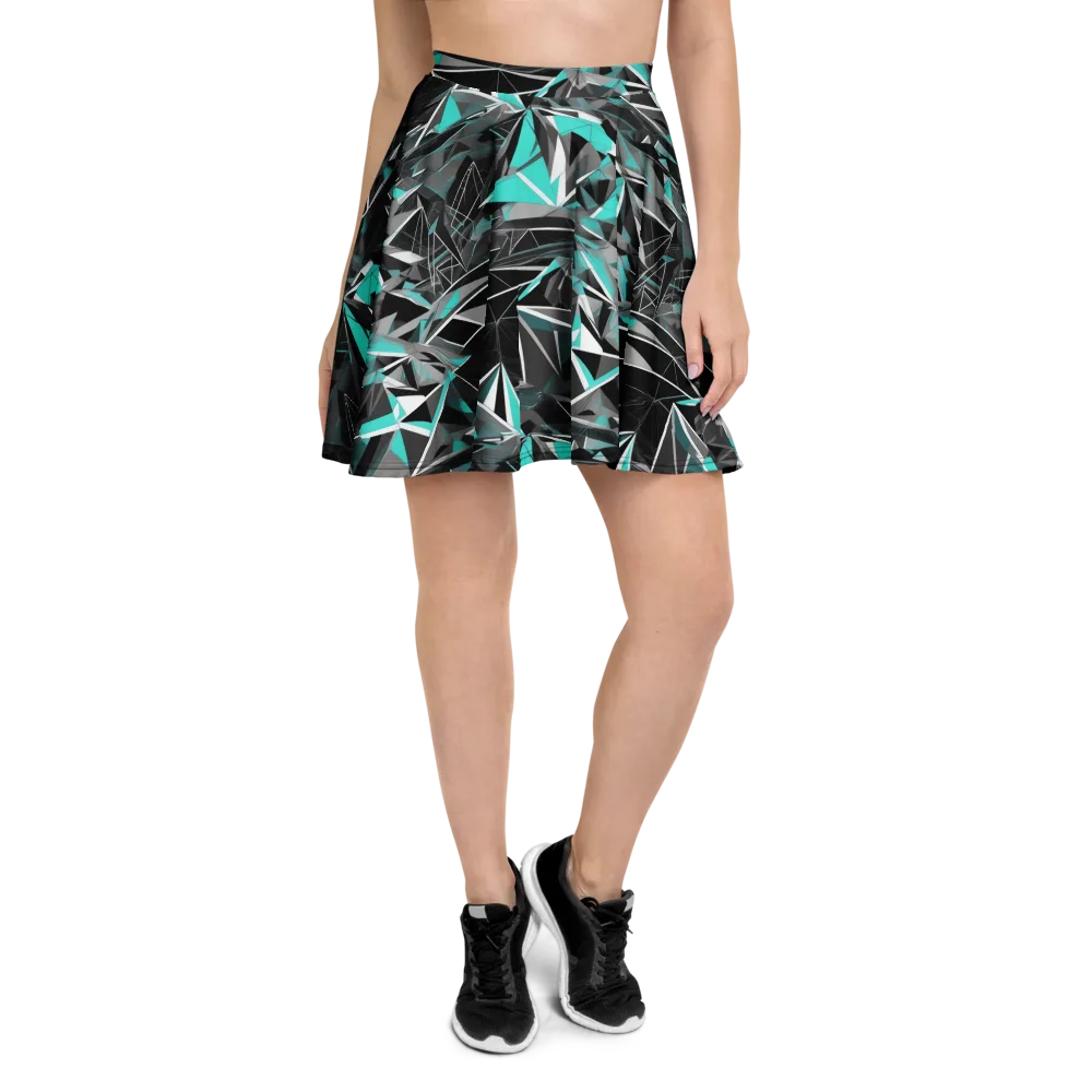 Carbon Crystal on Skater Skirt — Front