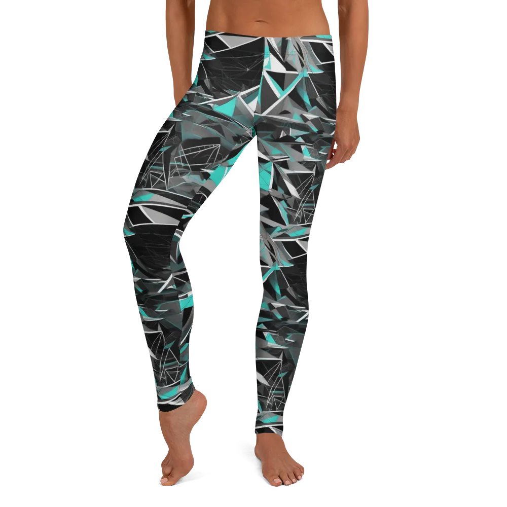 Carbon Crystal on Leggings — Front