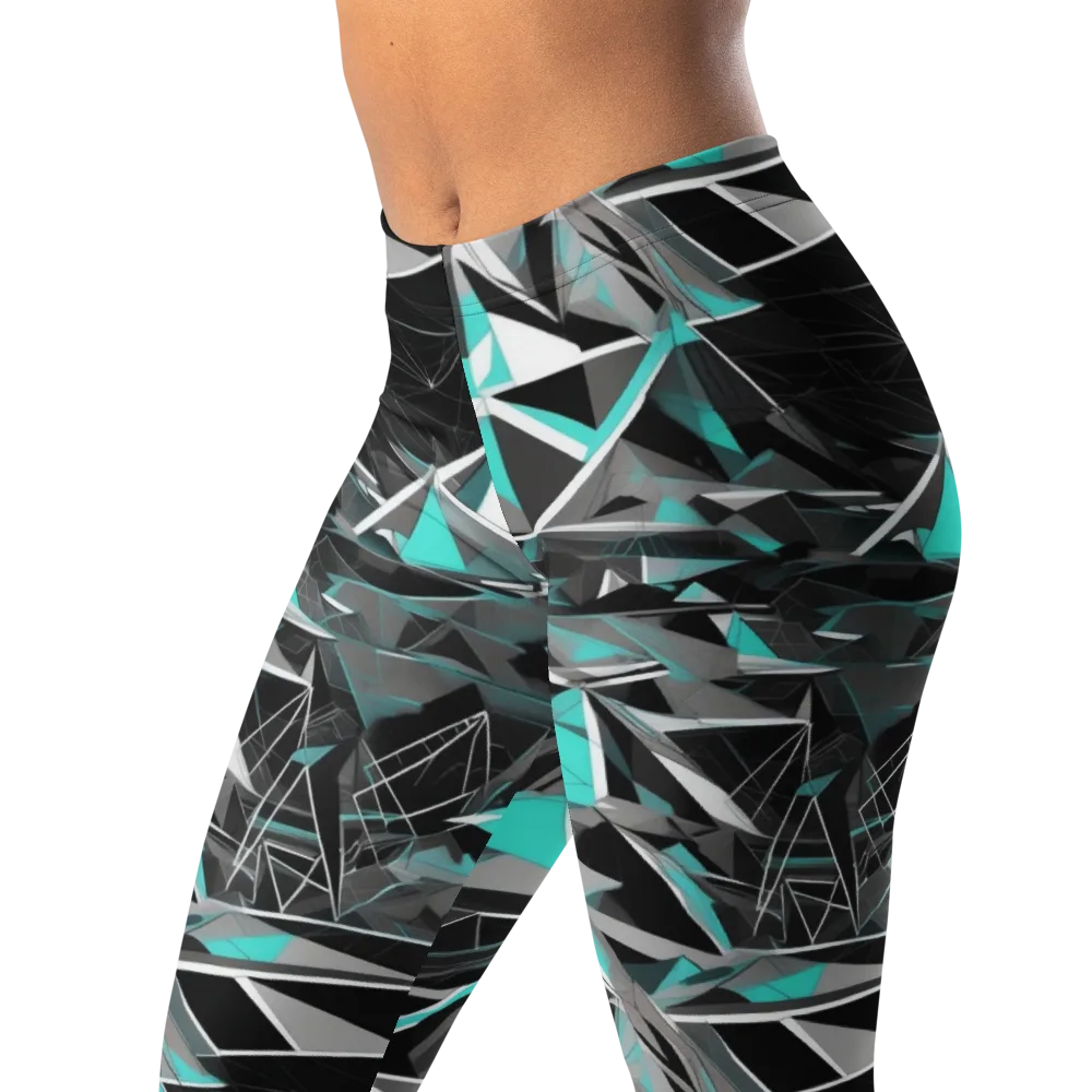 Carbon Crystal on Leggings — Left Front