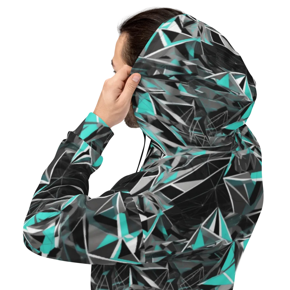 Carbon Crystal on Hoodie — Back