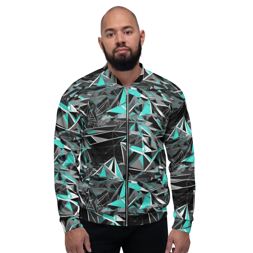 Carbon Crystal on Bomber Jacket — Front