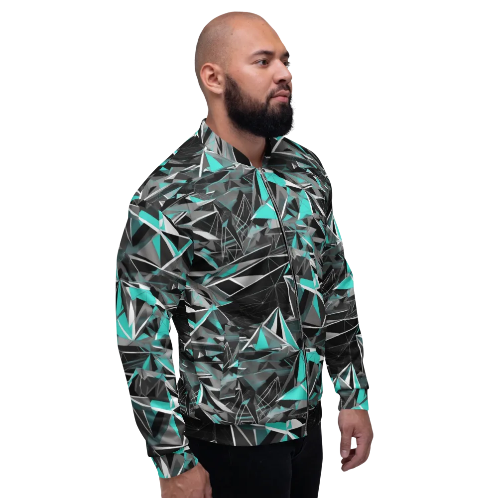 Carbon Crystal on Bomber Jacket — Right