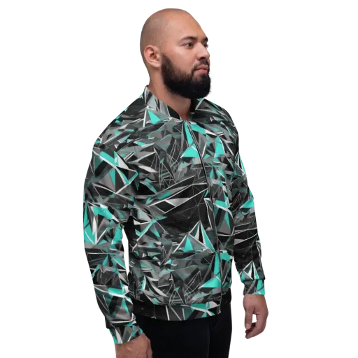 Carbon Crystal on a Bomber Jacket