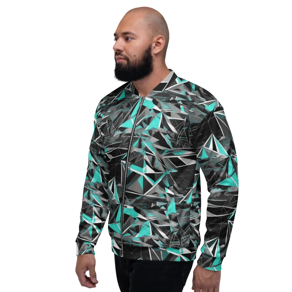 Carbon Crystal on Bomber Jacket — Left
