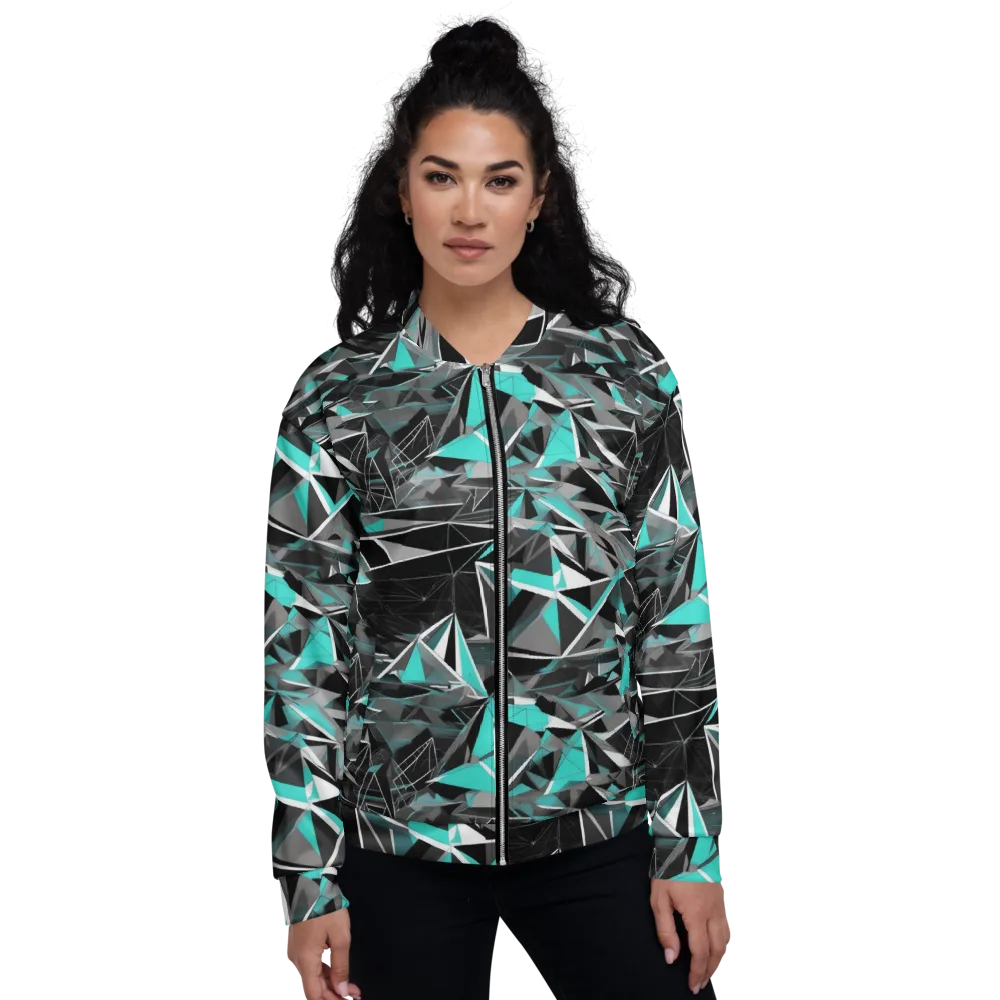 Carbon Crystal on Bomber Jacket — Front