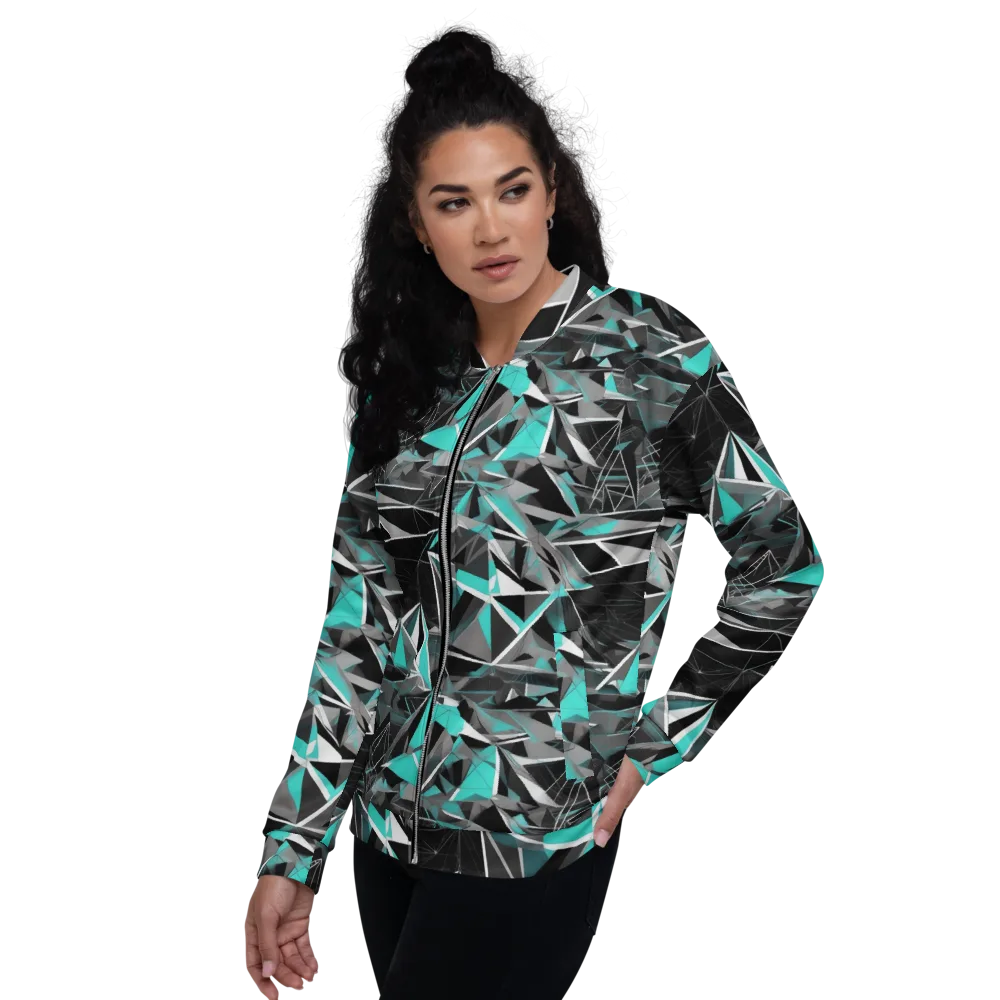 Carbon Crystal on Bomber Jacket — Left