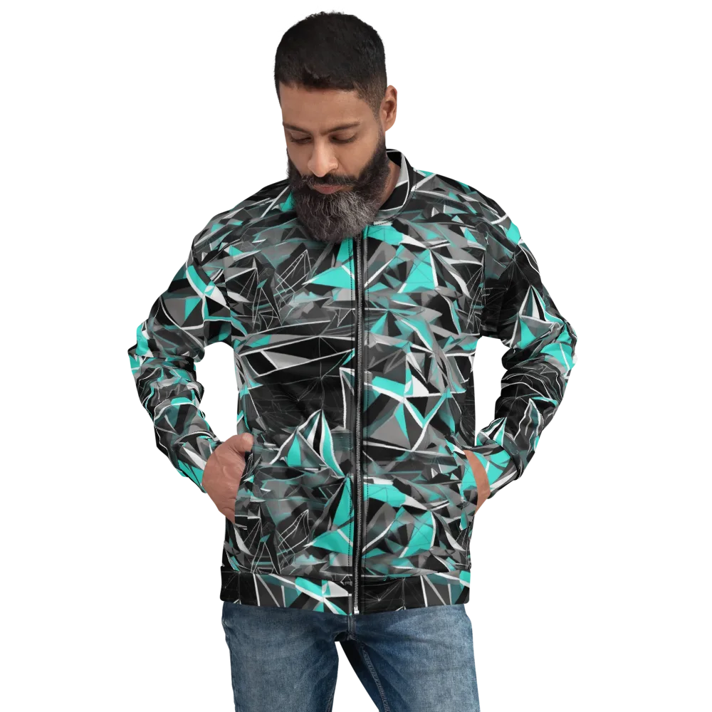 Carbon Crystal on Bomber Jacket — Front