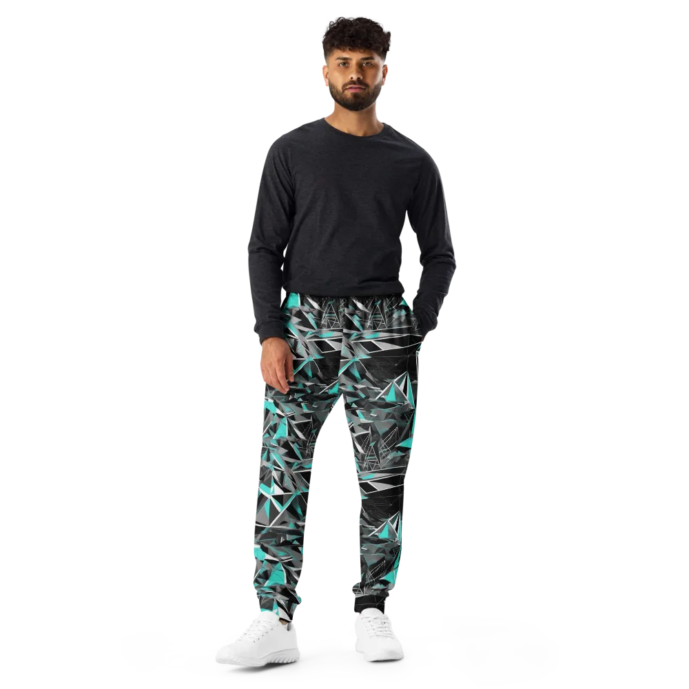 Carbon Crystal on Men's Joggers — Front
