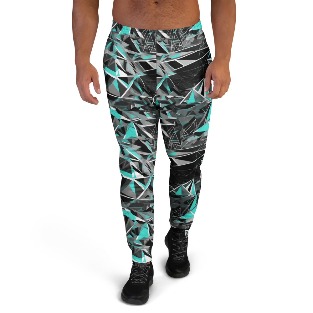 Carbon Crystal on Men's Joggers — Front