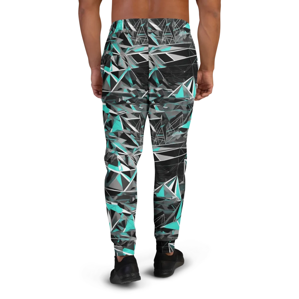 Carbon Crystal on Men's Joggers — Back