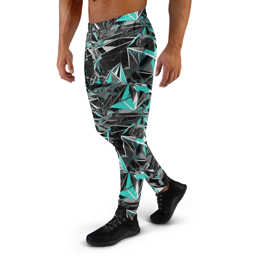 Carbon Crystal on Men's Joggers — Left