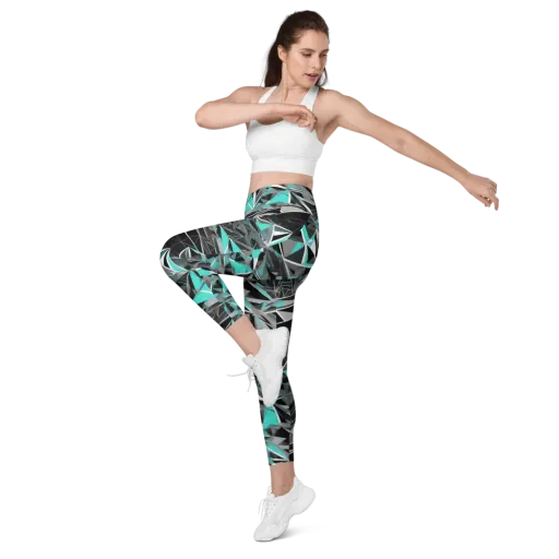 Carbon Crystal on a Leggings with Pockets