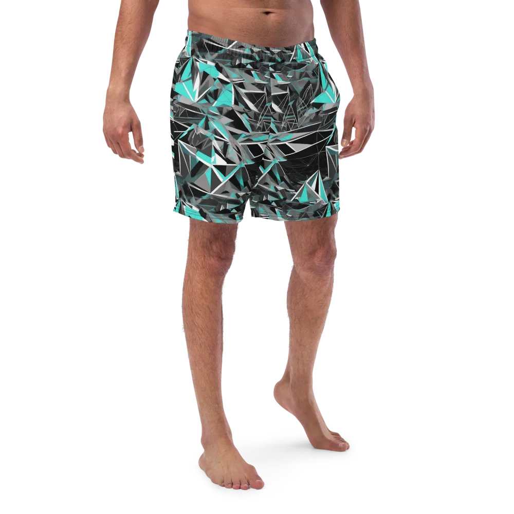 Carbon Crystal on Swim Trunks — Front