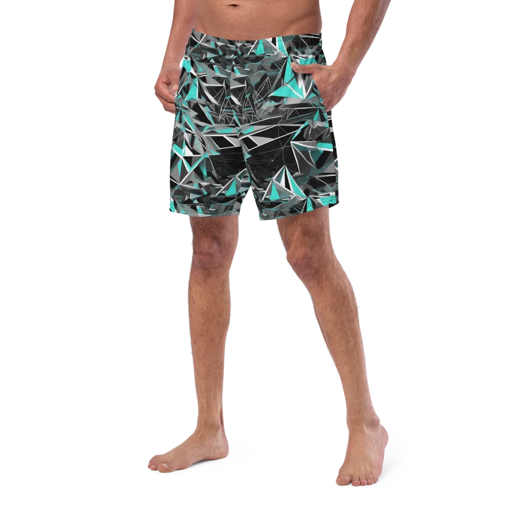 Carbon Crystal on Swim Trunks — Left Front