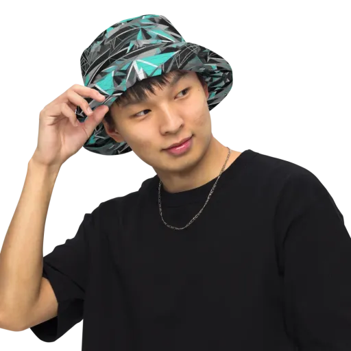 Carbon Crystal on a Reversible Bucket Hat