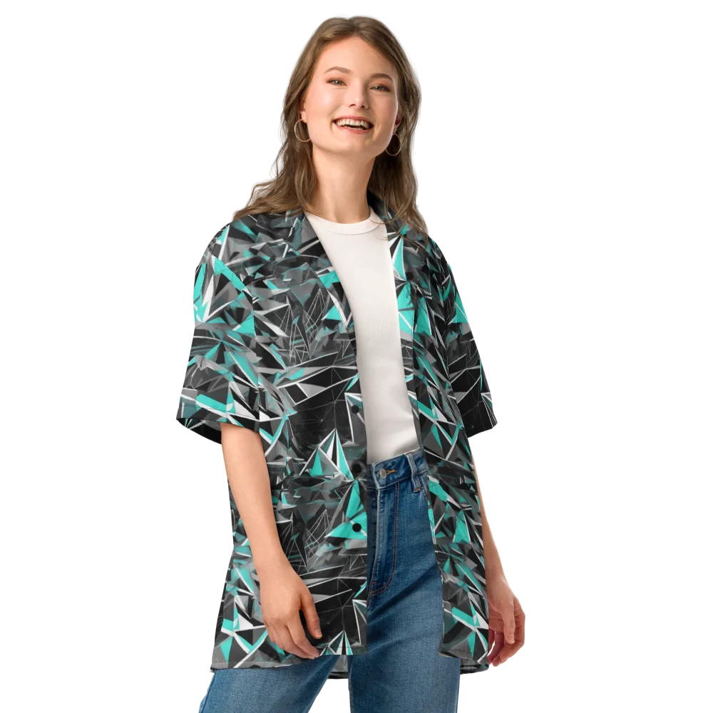 Carbon Crystal on Button Shirt — Front