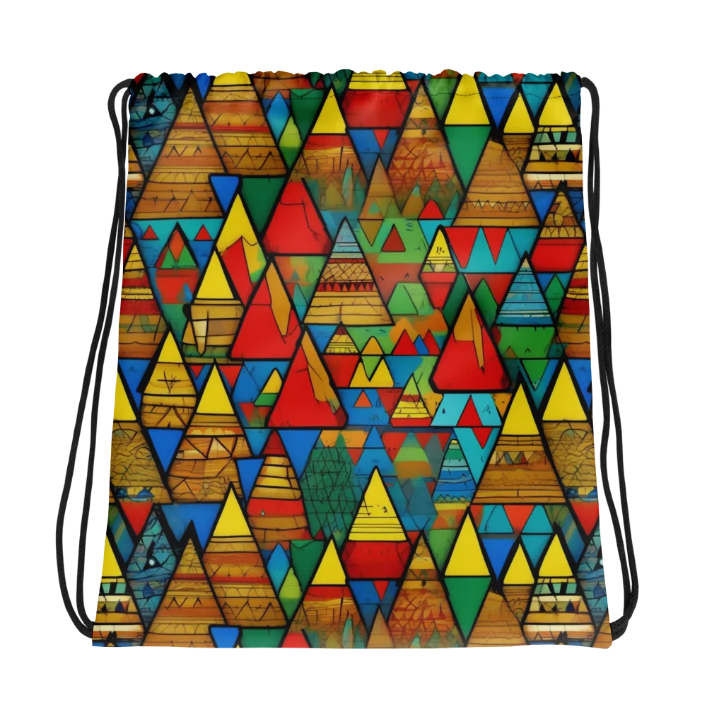Kaleidoscope Mesa on Drawstring Bag — Photo