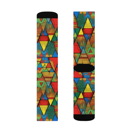 Kaleidoscope Mesa on a Socks