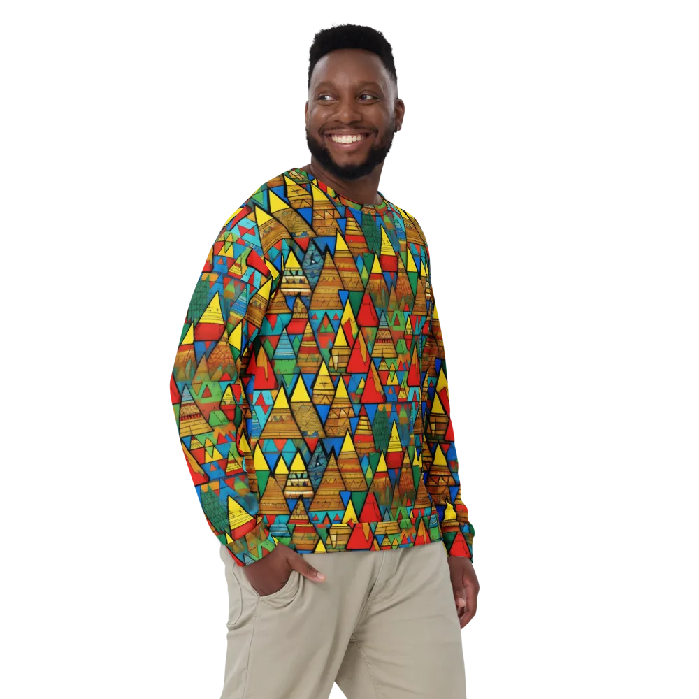 Kaleidoscope Mesa on Sweatshirt — Front