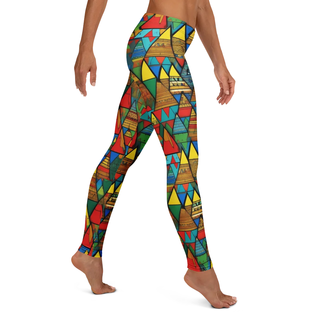 Kaleidoscope Mesa on Leggings — Right