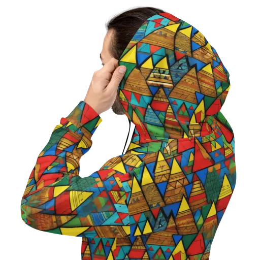Kaleidoscope Mesa on a Hoodie