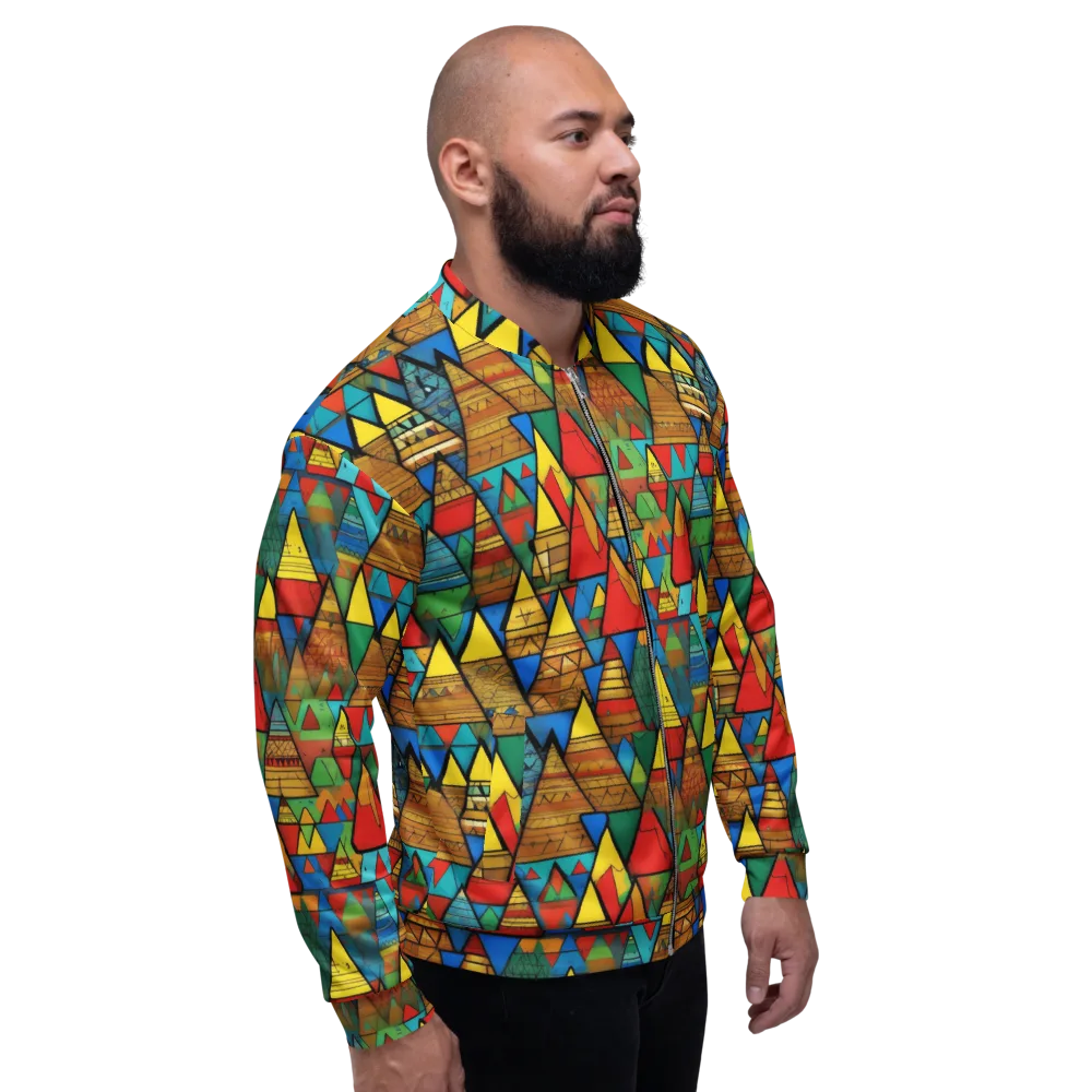 Kaleidoscope Mesa on Bomber Jacket — Right