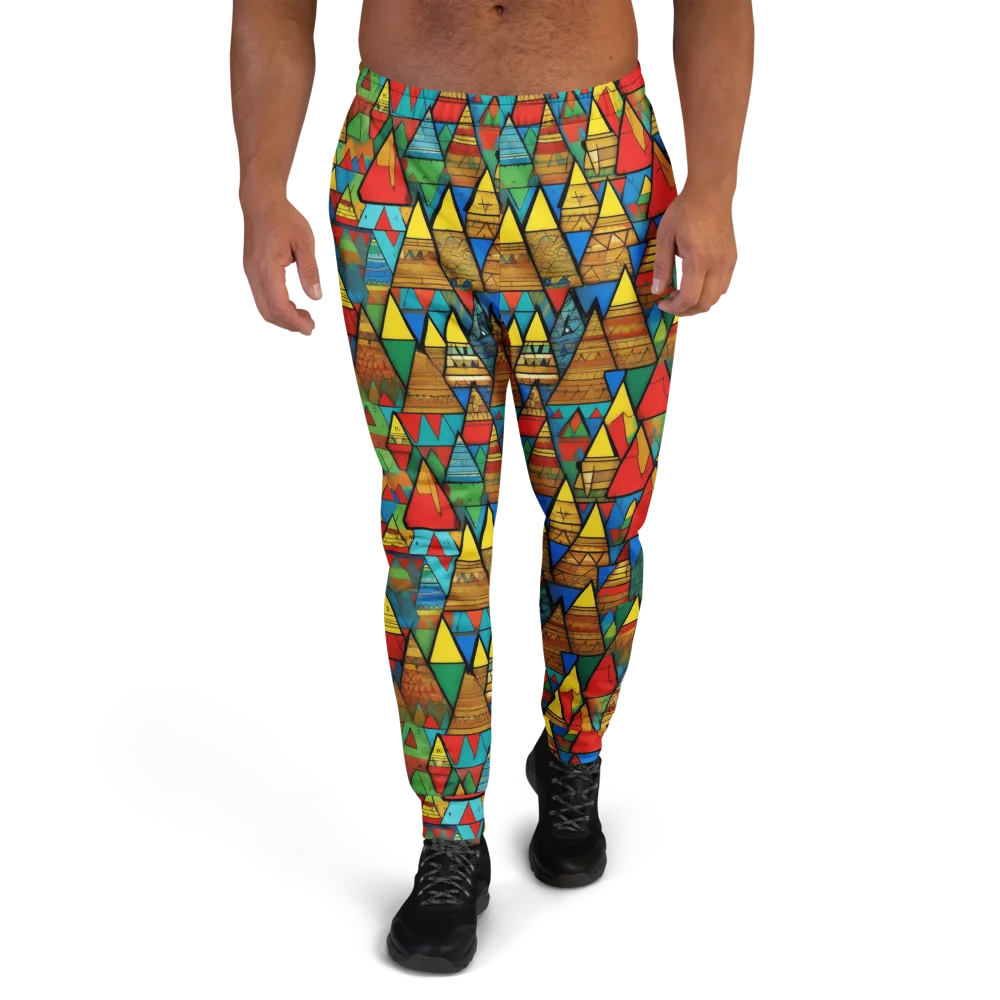 Kaleidoscope Mesa on Men's Joggers — Front