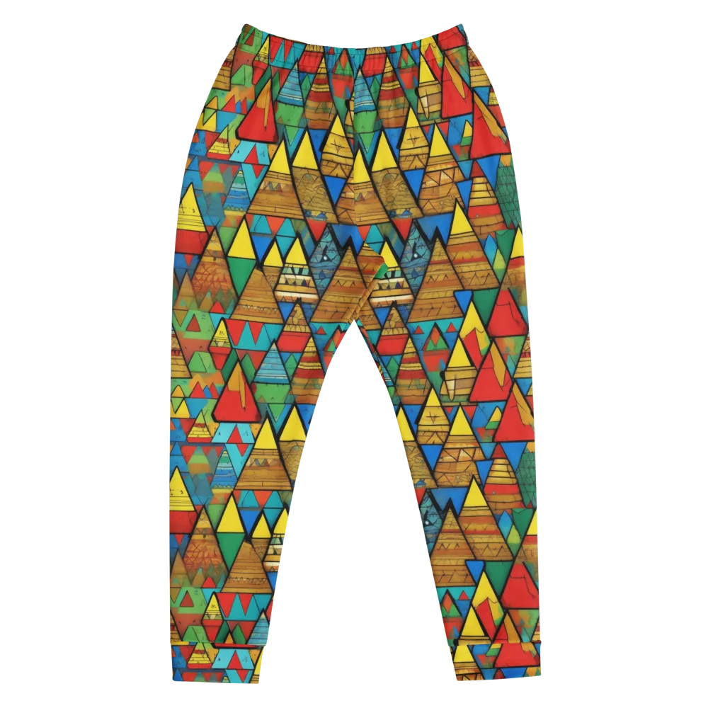 Kaleidoscope Mesa on Men's Joggers — Front