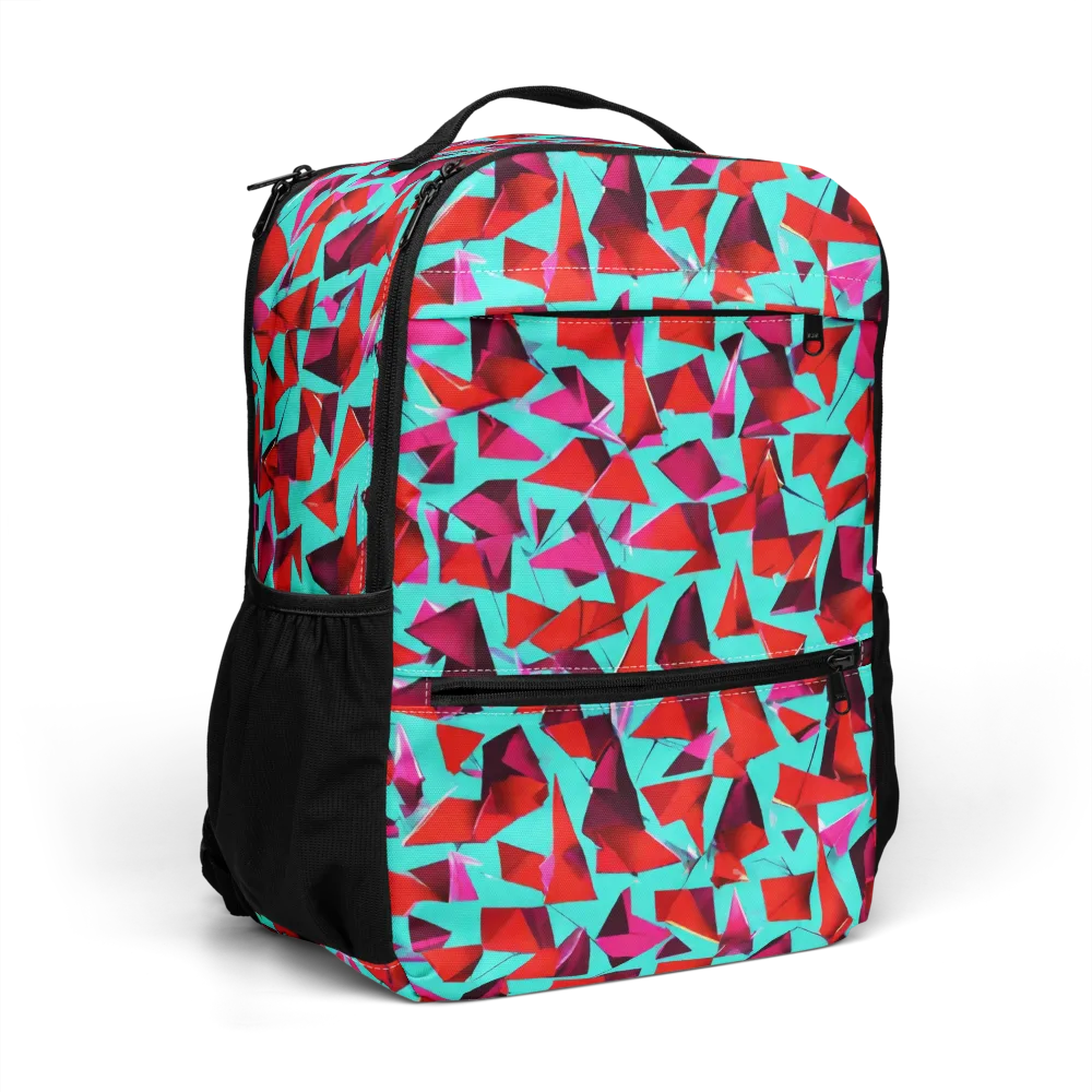 Vermilion Prism on Utility Backpack — Right Front