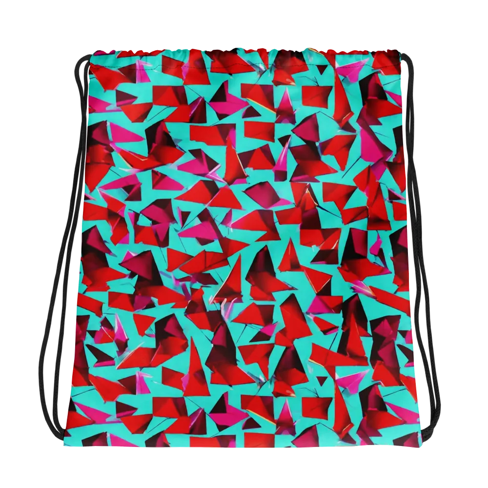 Vermilion Prism on Drawstring Bag — Photo